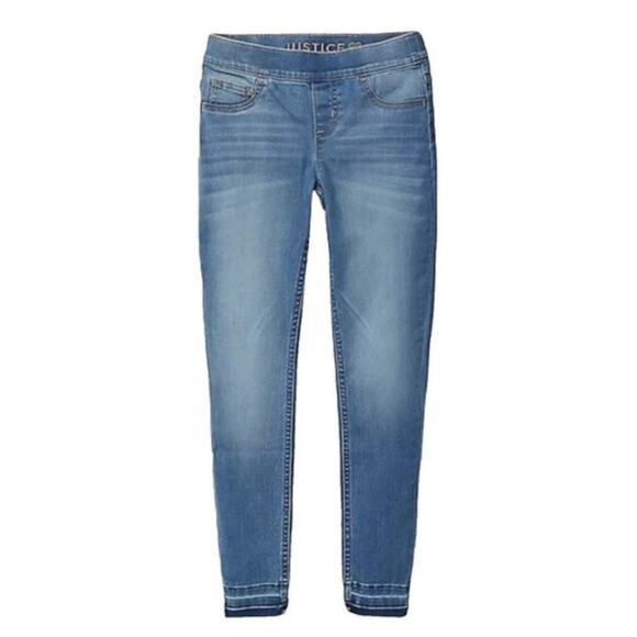 Justice Other - Justice Medium Wash Stretchy Pull On Jean Jeggings Leggings Pants Size 14